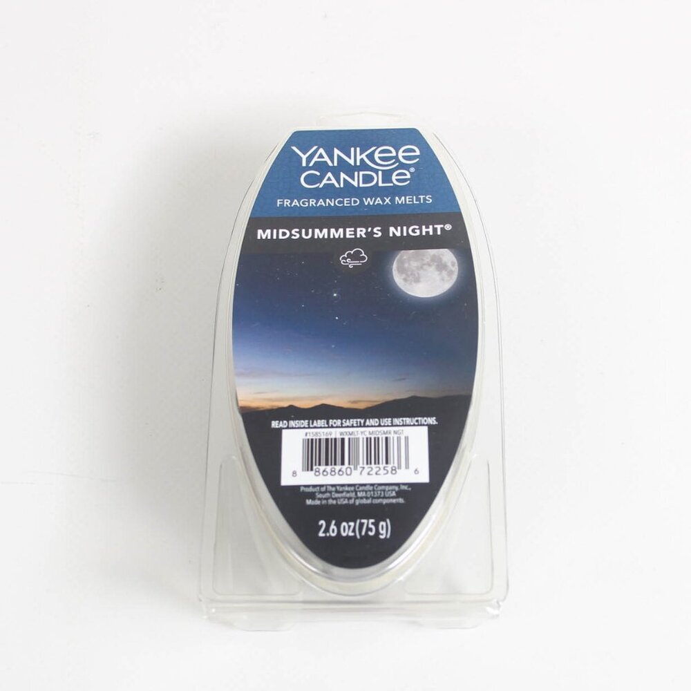Yankee Candle Midsummer’s Night Wax Melts 2.6 oz Black Fragrance Tarts NEW